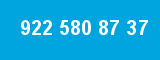 922 580 87 37